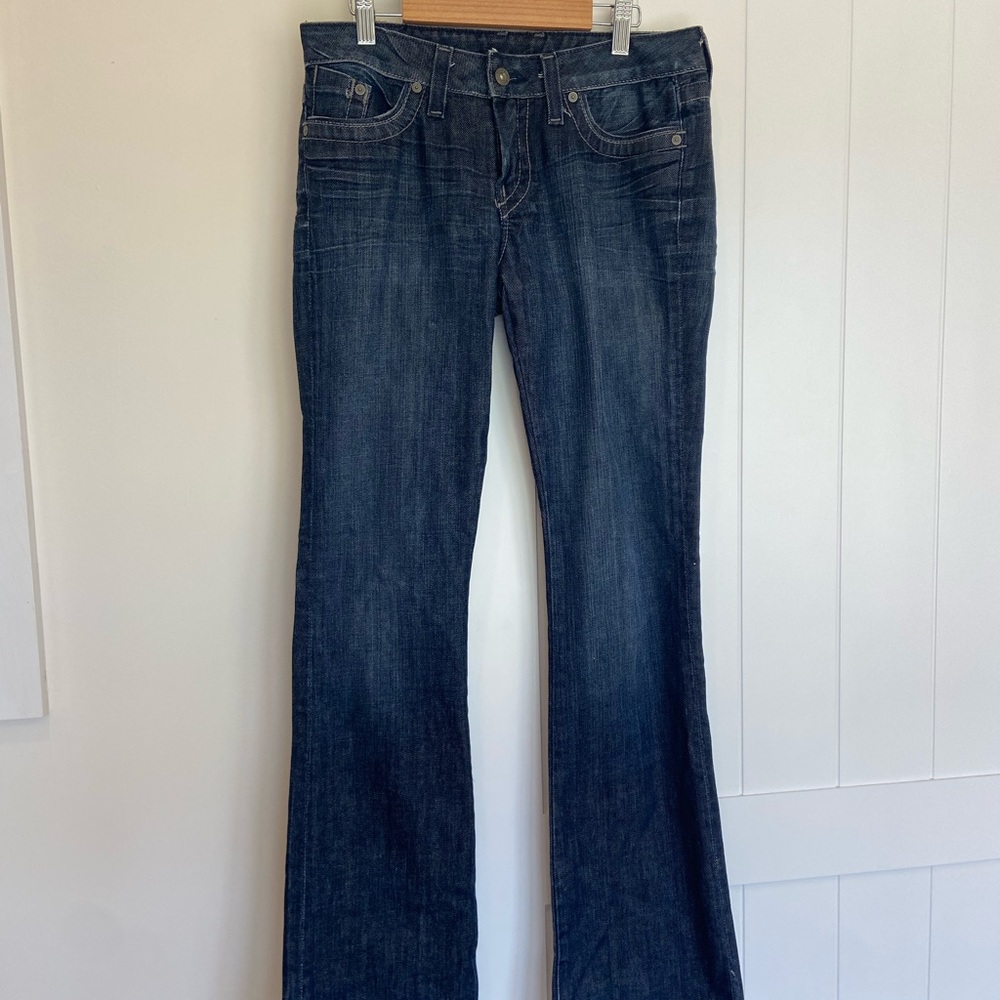 Lucky Brand Blue Flare Wide Leg Jeans